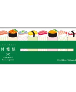 Marque-pages autocollants Sushi