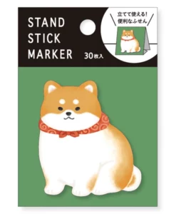 Notes autocollantes Chien Red Shiba