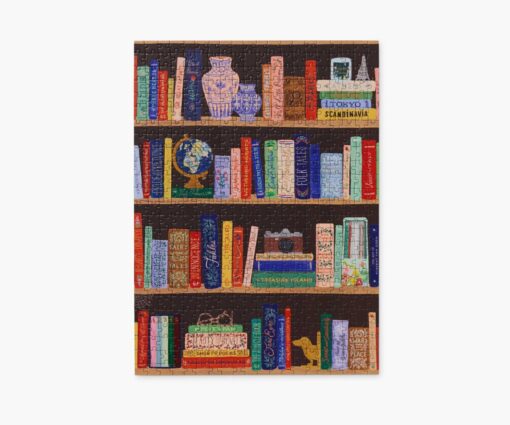 Puzzle 500 Pièces Rifle Paper Bookshelf