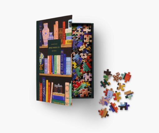 Puzzle 500 Pièces Rifle Paper Bookshelf