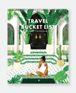 Calendrier 2025 All the Ways to Say Travel Bucket List