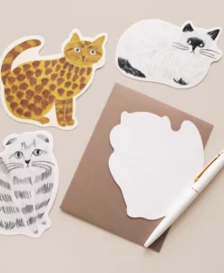 Carte Die-cut Chat Minette