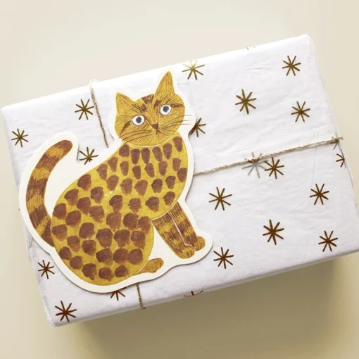 Carte Die-cut Chat Minette