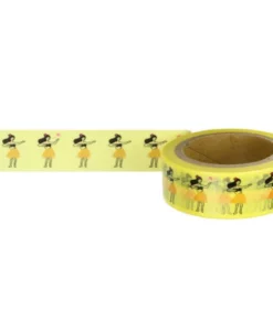 Masking tape Hula Girl