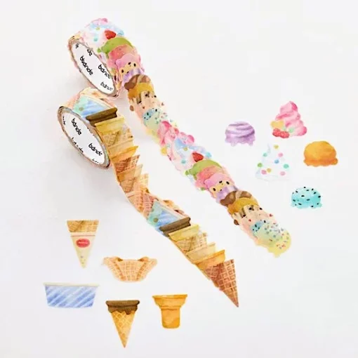 Masking Tape Gommettes Ice-cream