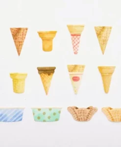 Masking Tape Gommettes Ice-cream