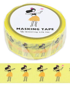 Masking tape Hula Girl