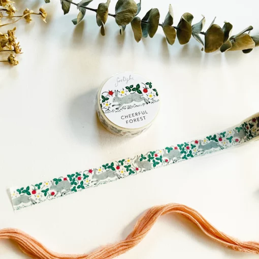 Masking tape Cheerful Forest – Lapin