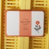 Set de mini cartes et enveloppes Letterpress Marigold