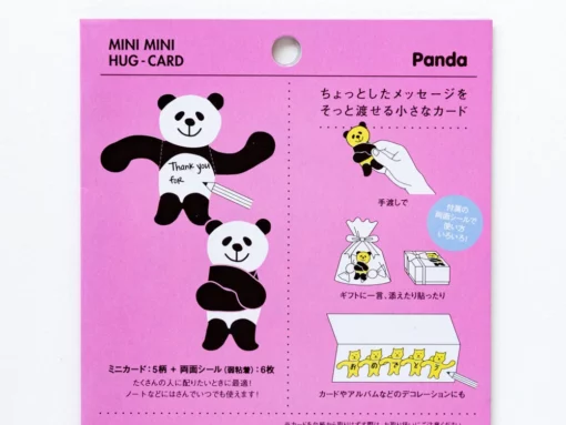 Mini Cartes Câlin Panda