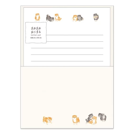 Papiers à lettre et enveloppes Shiba