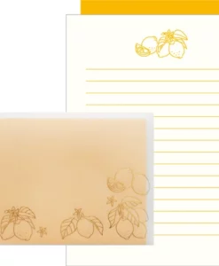 Ensemble de papier à lettre Lemon