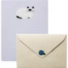 Papiers à lettre et enveloppes Chat Repos