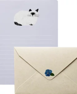 Papiers à lettre et enveloppes Chat Repos