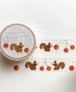 Washi tape Ecureuil Nishi Shuku