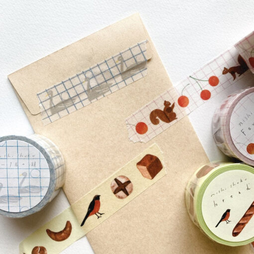 Washi tape Ecureuil Nishi Shuku