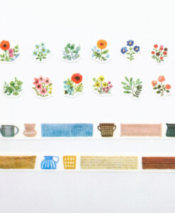 Masking Tape Gommettes Flower Garden Kalo