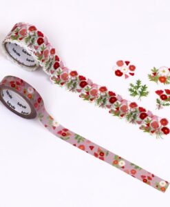 Masking tape Gommettes Le langage des fleurs – Coquelicots