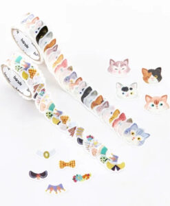 Masking Tape Gommettes Dressed Up Cats