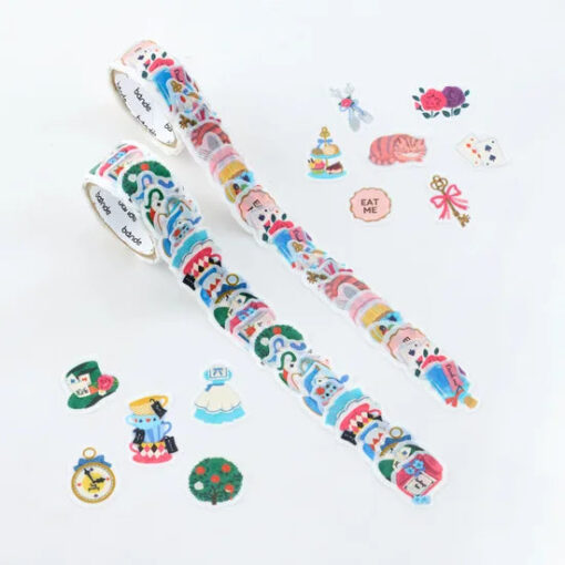 Masking Tape Gommettes Le Goûter d’Alice au Pays des Merveilles