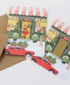 Carte à gratter Noël Boutique de jouets