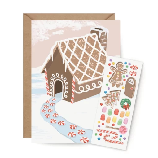 Carte à remplir Gingerbread House