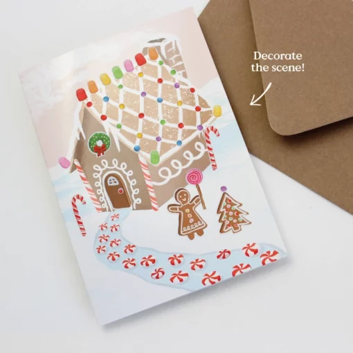 Carte à remplir Gingerbread House