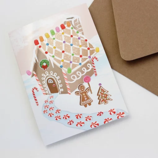 Carte à remplir Gingerbread House