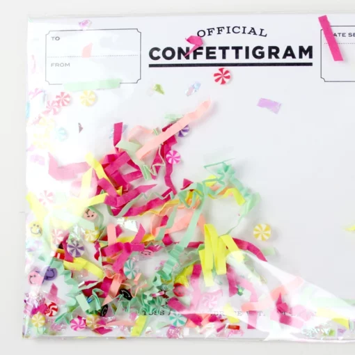 Carte confettis Piñata