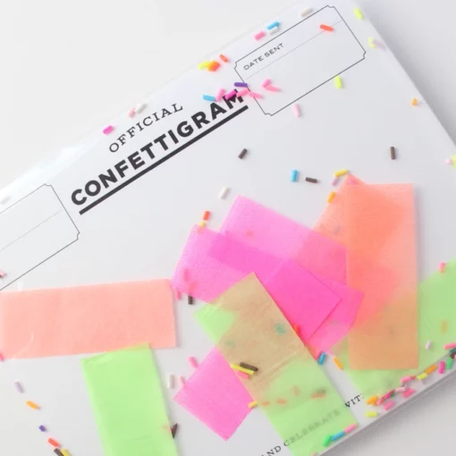 Carte confettis Sprinkles