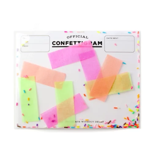 Carte confettis Sprinkles