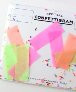 Carte confettis Sprinkles