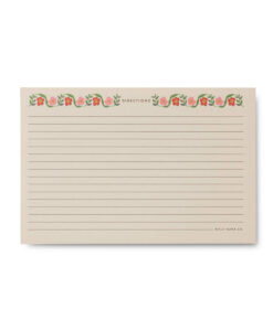 Fiches recettes Rifle Paper Co Cherry Farm (set de 12)