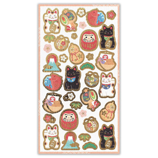 Stickers Porte-bonheur japonais