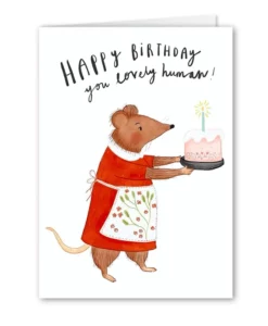 Carte anniversaire Souris