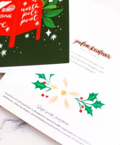 Carte Boîte aux lettres de Noël Julia Kestner