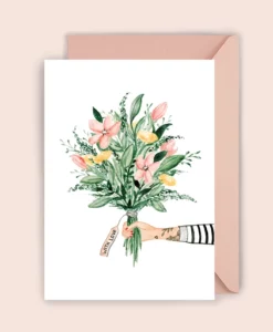 Carte Bouquet Luvter Paper