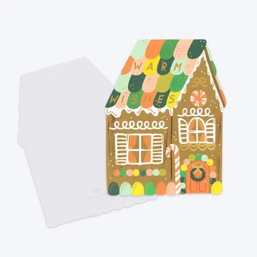 Carte Maison en pain d’épice Rifle Paper