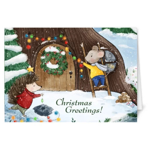 Carte de Noël Christmas Greetings