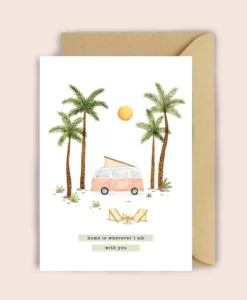 Carte Sunny Camper Luvter Paper