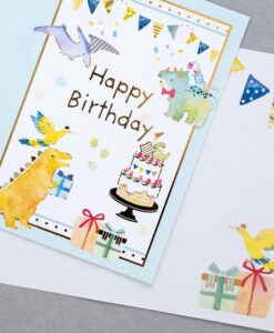 Mini carte anniversaire Dinosaure