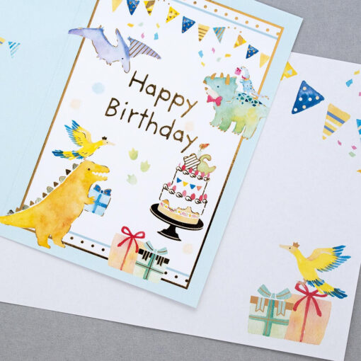 Mini carte anniversaire Dinosaure