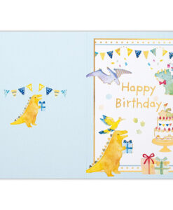 Mini carte anniversaire Dinosaure