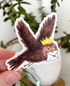 Sticker Hibou des bois