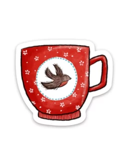 Sticker Tasse Rouge-Gorge