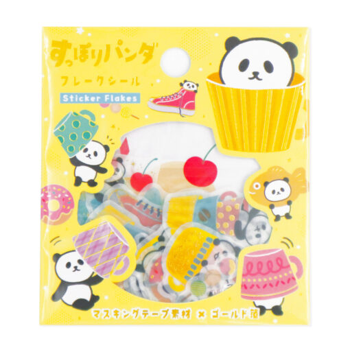 Stickers flocons Panda Café