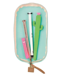 Trousse en Silicone souple Vert d’eau