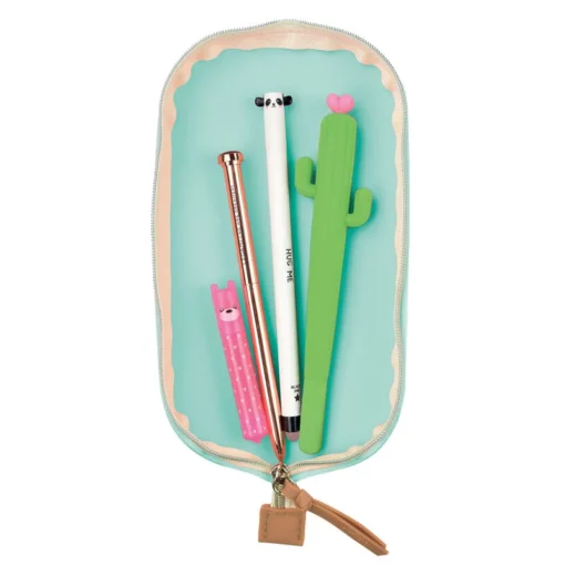 Trousse en Silicone souple Vert d’eau