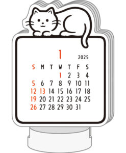 Calendrier 2025 Die-cut Noritake – Cat