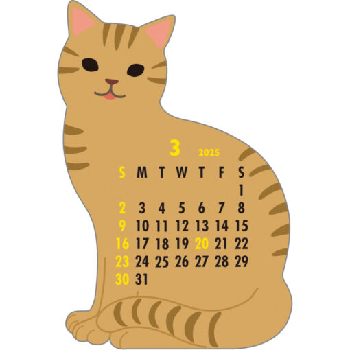 Calendrier Animal Die-Cut 2025 – Chat